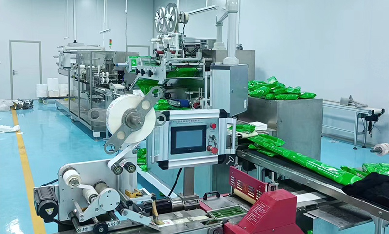 6道全自动湿巾机器