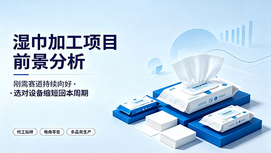 湿巾加工项目前景分析:刚需赛道持续向好,选对设备缩短投资回本周期 湿巾加工项目前景分析:刚需赛道持续向好,选对设备缩短投资回本周期