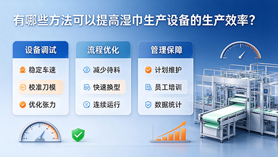 有哪些方法可以提高湿巾生产设备的生产效率