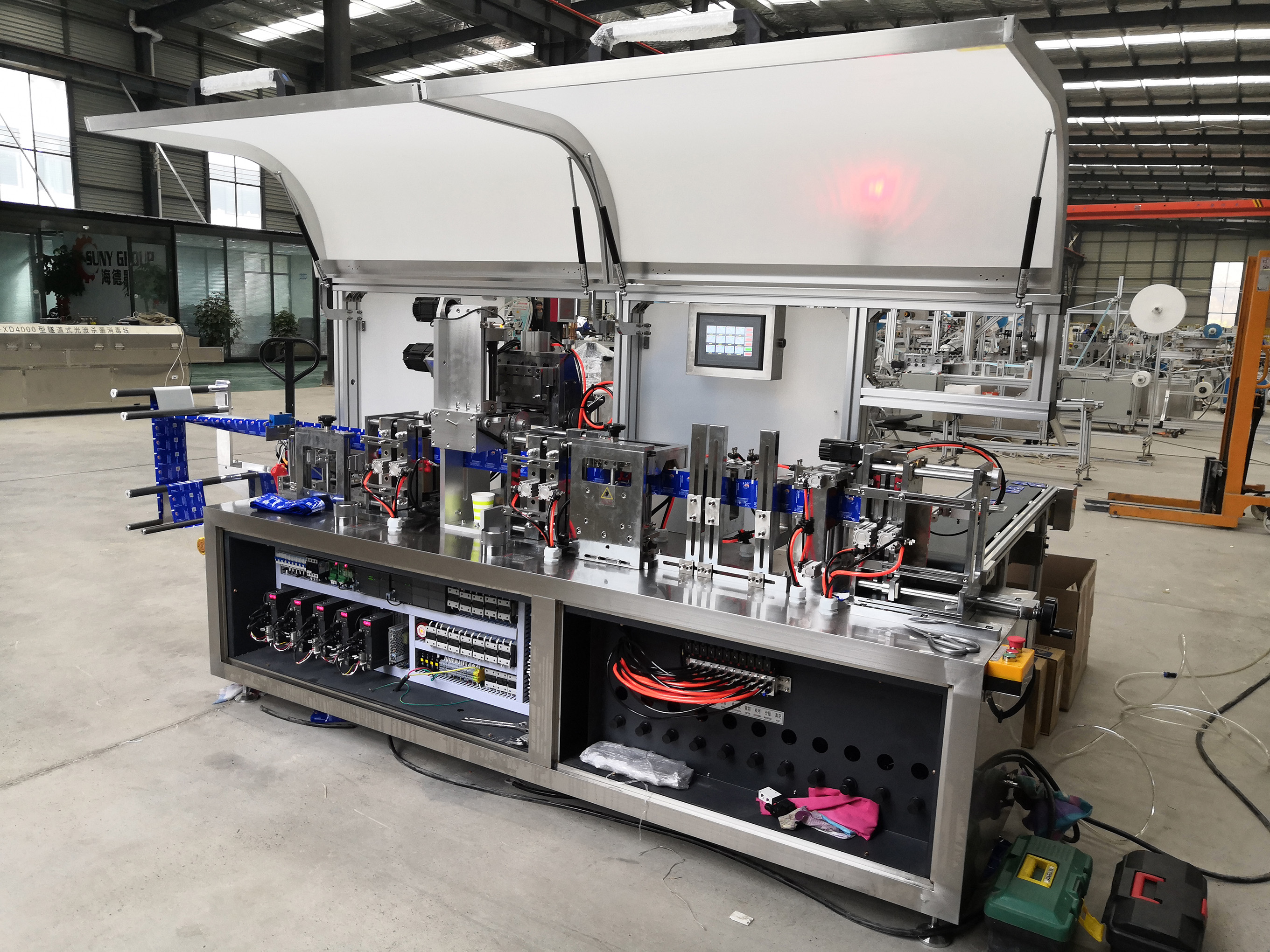 单片四边封湿巾机