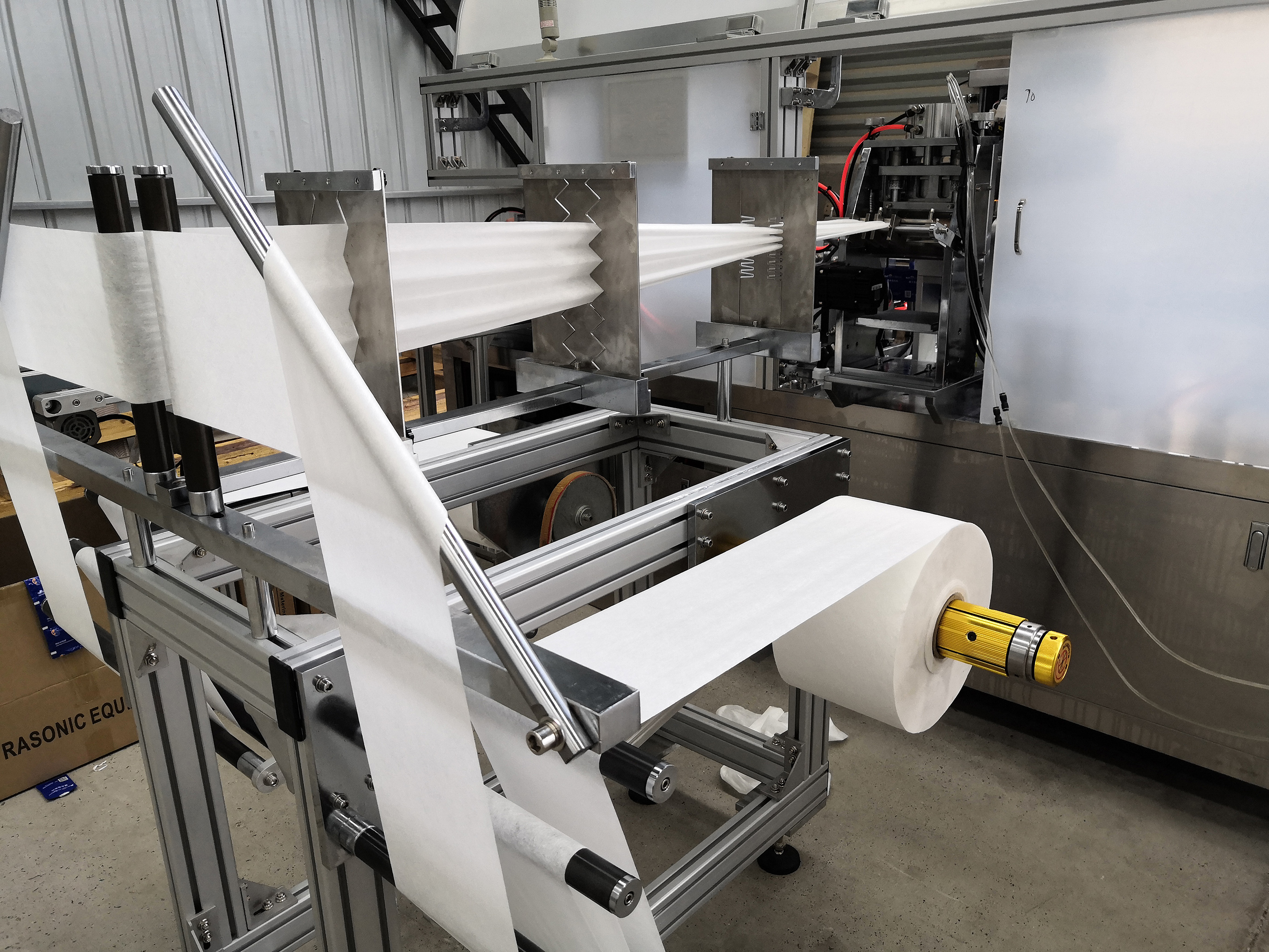 单片四边封湿巾机